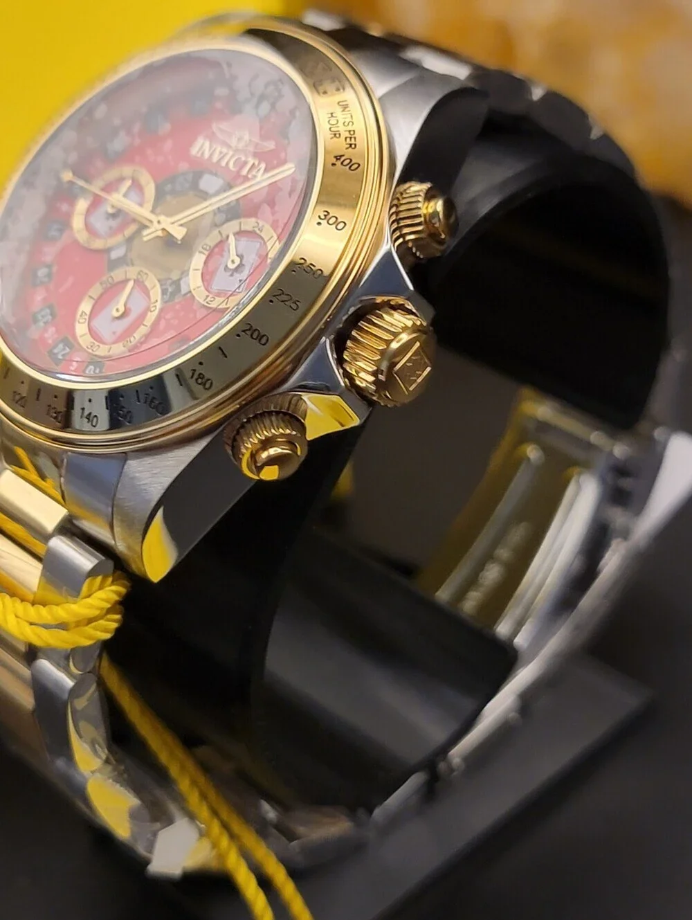 NWT Invicta Speedway Monte Carlo LE  Men's Watch 39.5mm, Gold Steel 50495 Casino